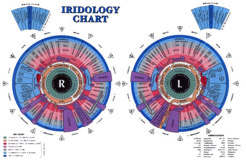 Mapas de Iridología