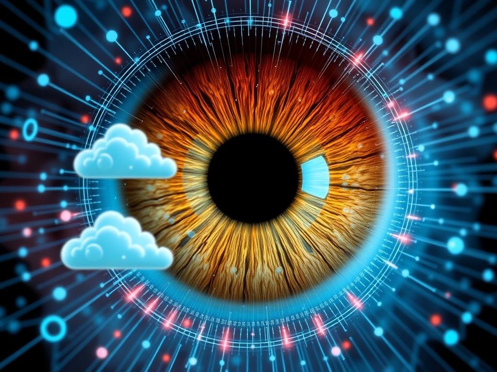 Análisis de iris con computación en la nube