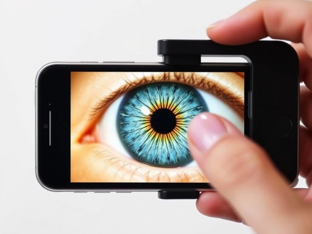 Análisis de iris con dispositivos móviles