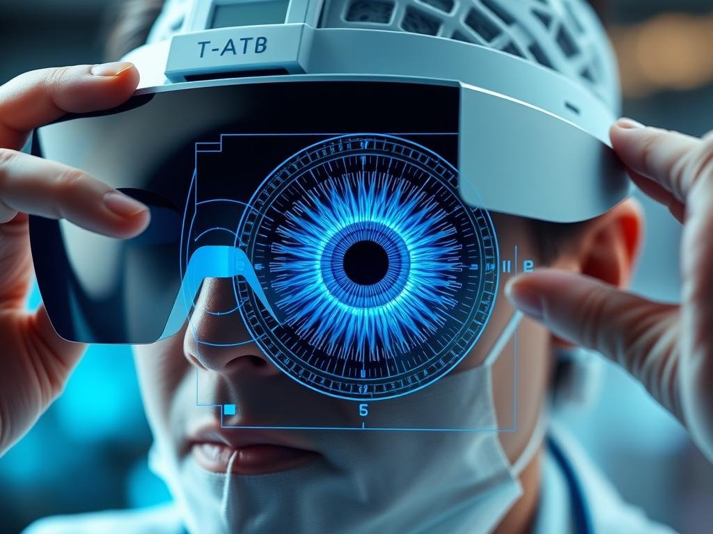 Análisis de iris con realidad aumentada