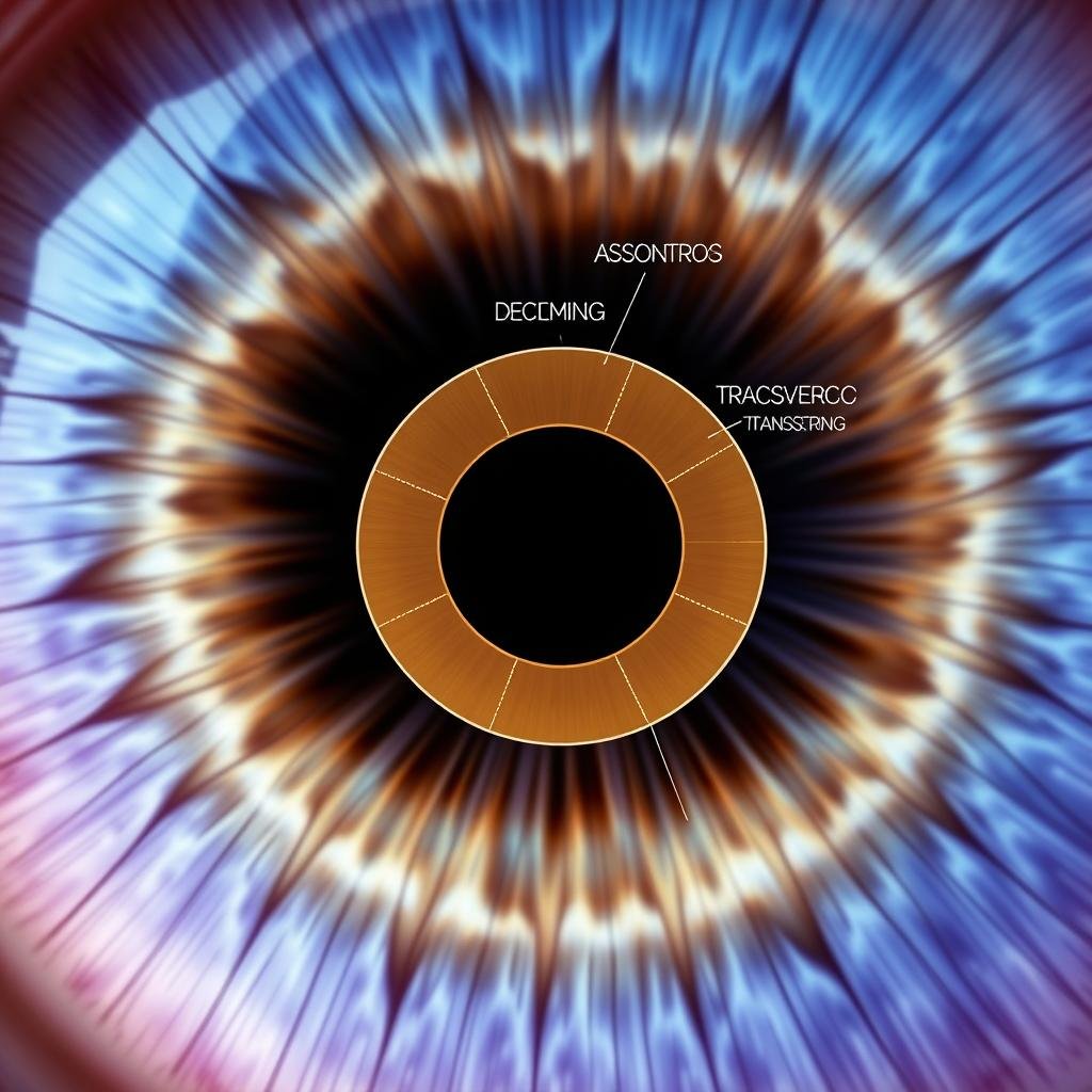 Anillo intestinal en el iris según la iridología Anillo intestinal en el iris según la iridología