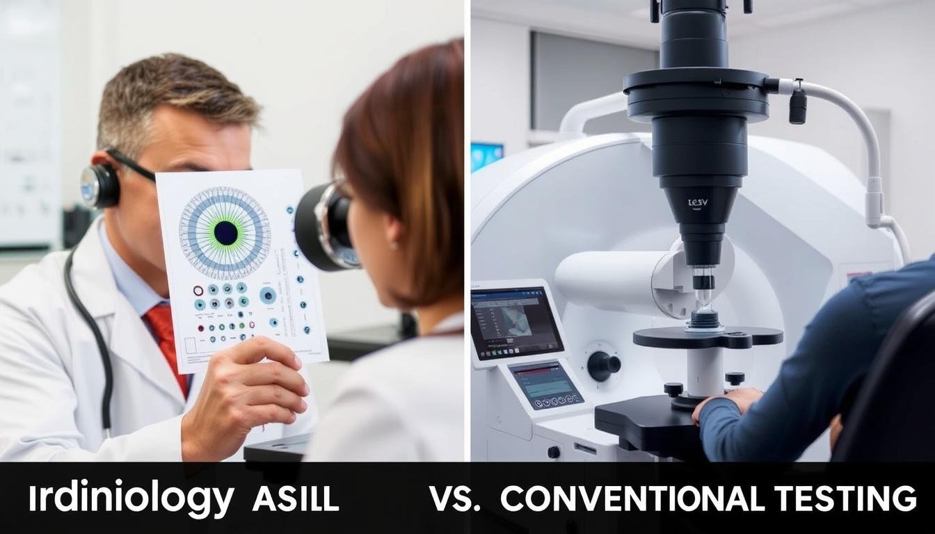 Comparación entre análisis iridológico y pruebas médicas convencionales