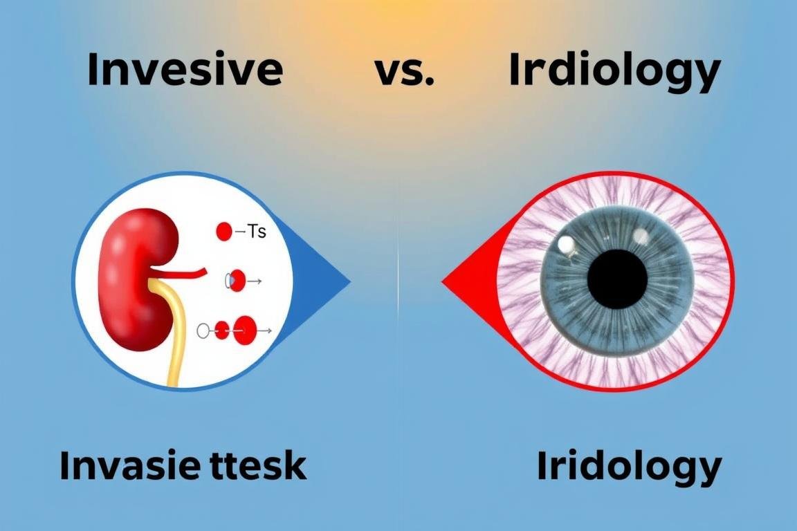 Comparación entre métodos invasivos y la iridología para análisis renal
