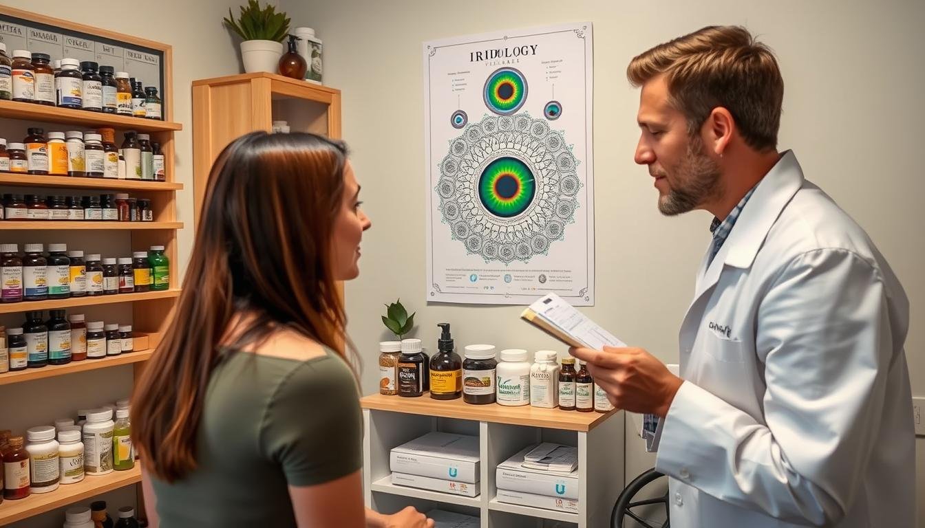 Consulta integrativa con mapa de iridología y hierbas medicinales Consulta integrativa con mapa de iridología y hierbas medicinales