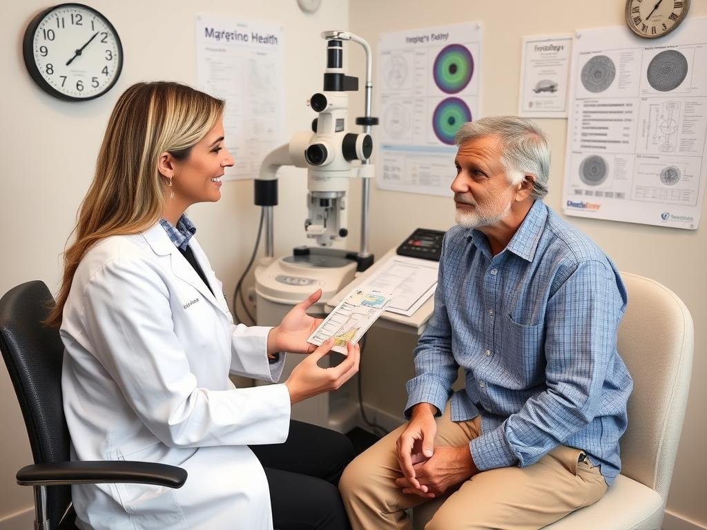 Consulta integrativa donde se combina iridología con evaluación médica convencional
