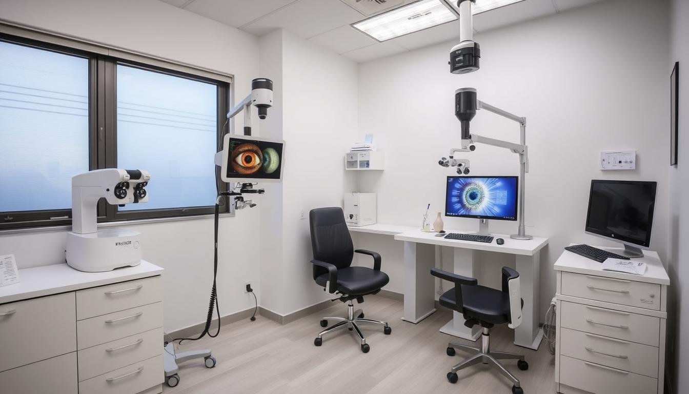 Consultorio equipado con sistema completo de iridología digital