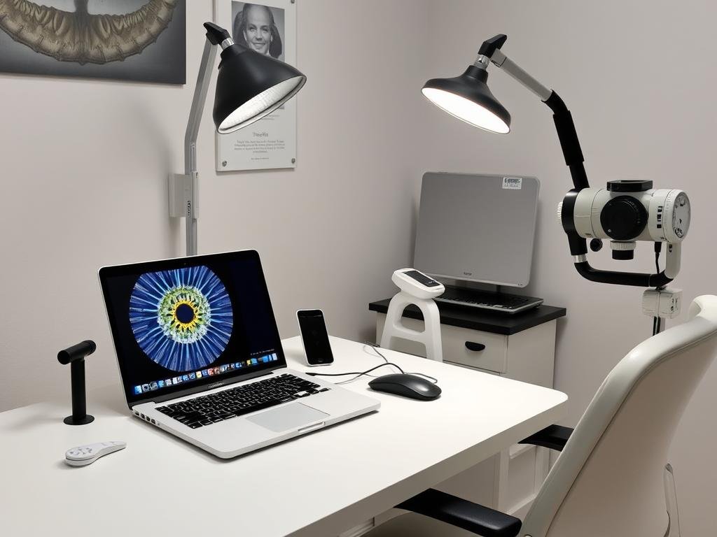 Entorno de trabajo optimizado para iridologia software