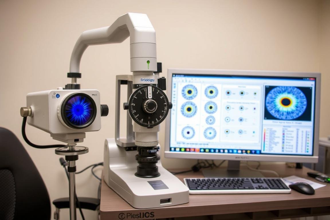 Equipos especializados utilizados en la práctica de la iridología moderna