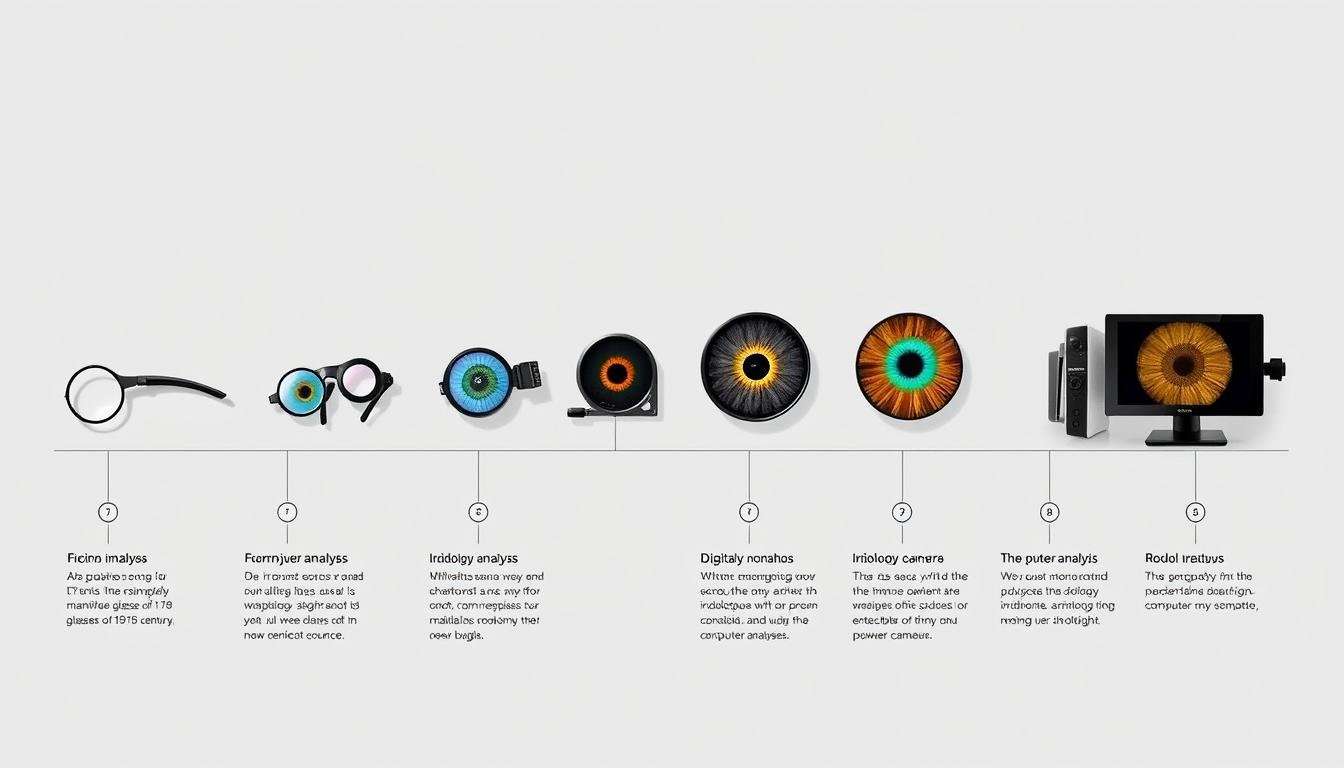 Evolución de los aparatos de iridología a través del tiempo