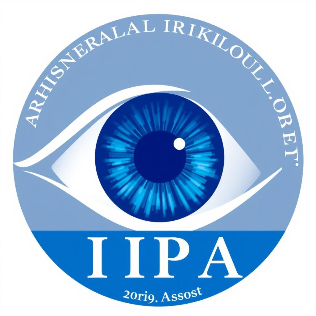 Logo de la International Iridology Practitioners Association para certificación de iriologos