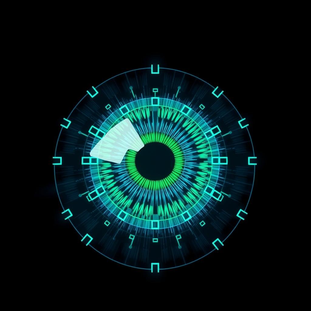 Logo de software de iridología profesional