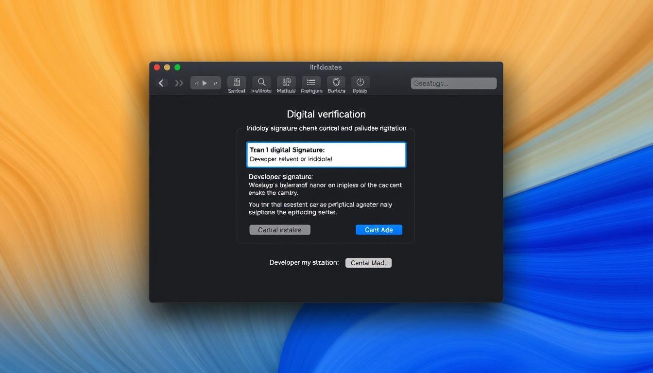 Proceso de verificación de autenticidad del iridologia software