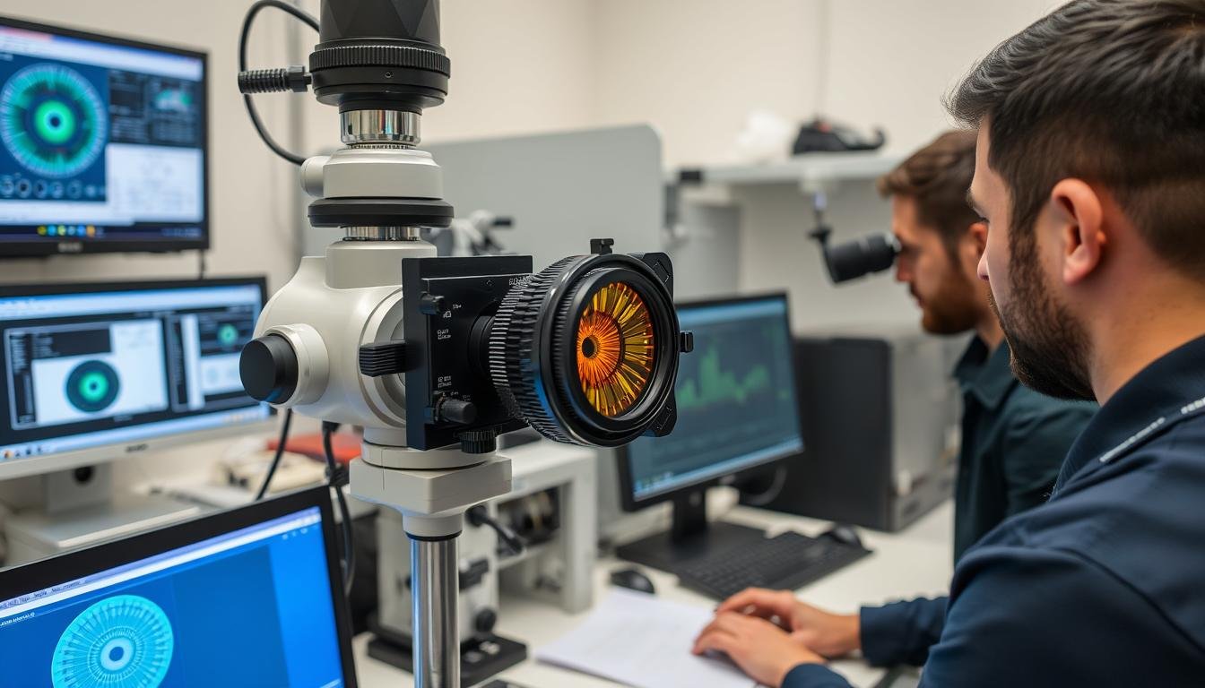 Pruebas técnicas de una Cámara de Iridología en laboratorio