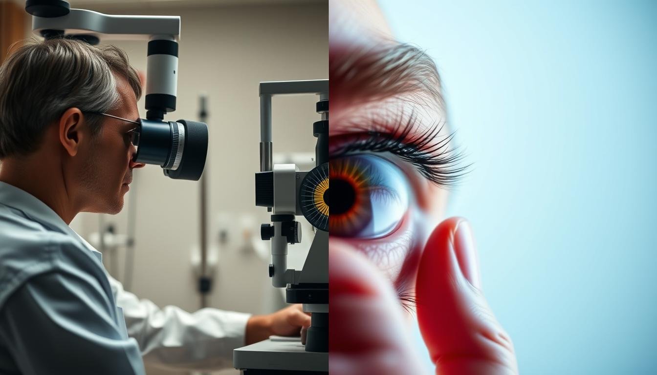 Representación de la controversia entre medicina convencional e iridología