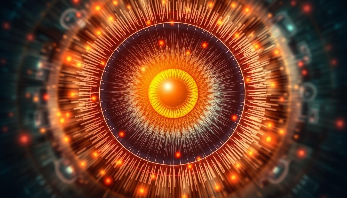 Representación del enfoque holístico de la iridología en la salud integral