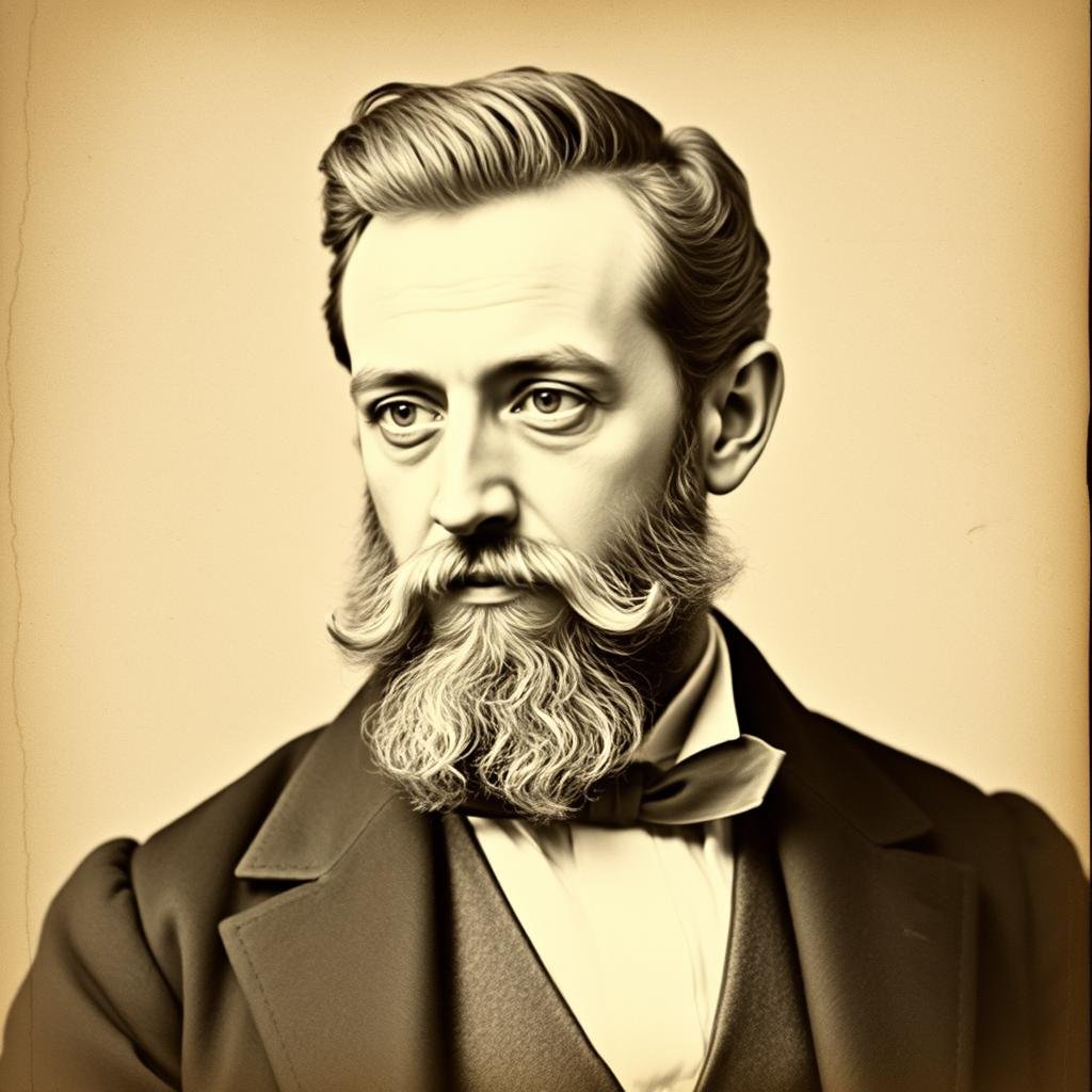Retrato de Ignaz von Peczely, considerado el padre de la iridología moderna