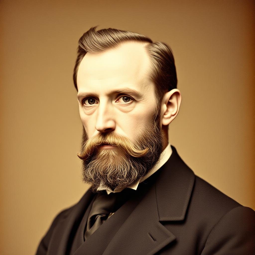 Retrato histórico de Ignaz von Peczely, fundador de la iridología moderna