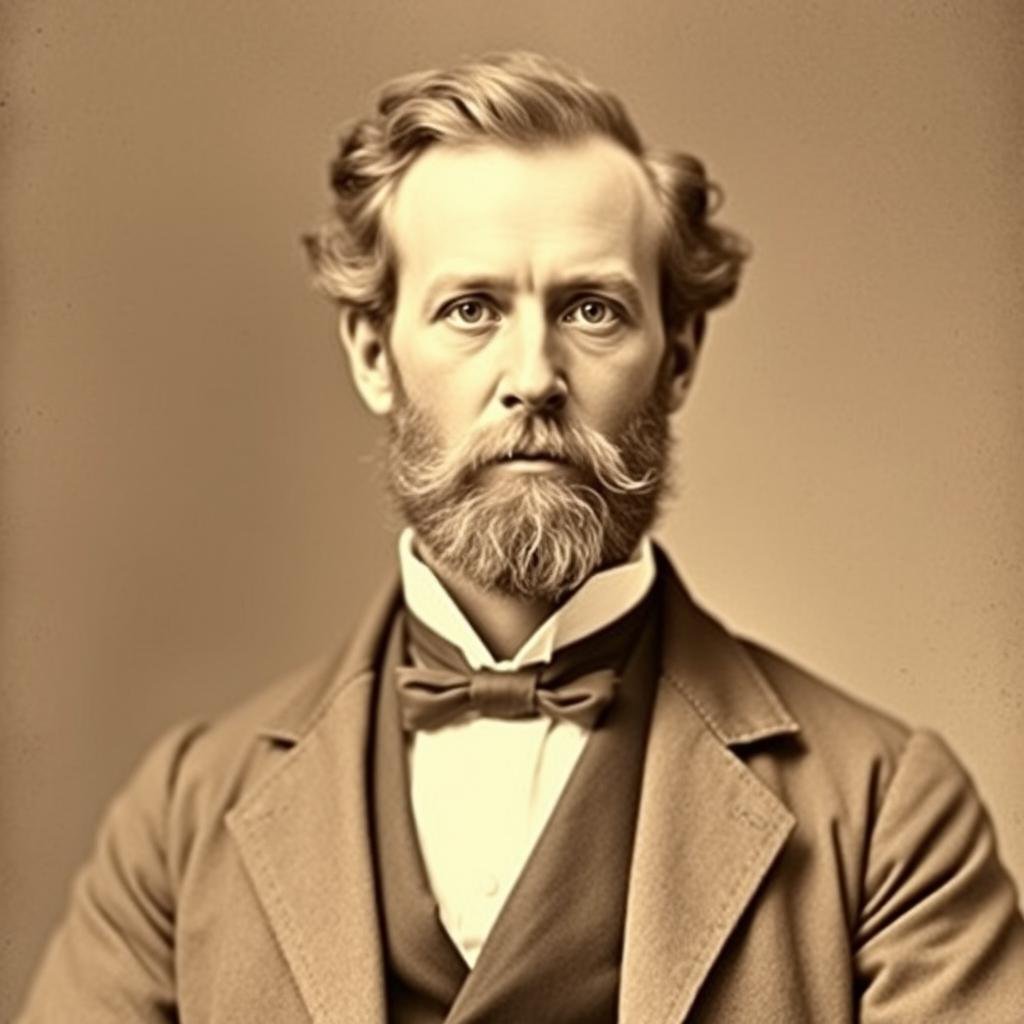 Retrato histórico de Ignaz von Peczely, fundador de la iridología
