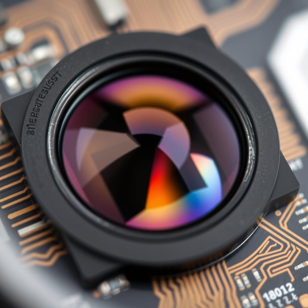 Sensor CCD de alta resolución utilizado en Cámaras de Iridología modernas Sensor CCD de alta resolución utilizado en Cámaras de Iridología modernas