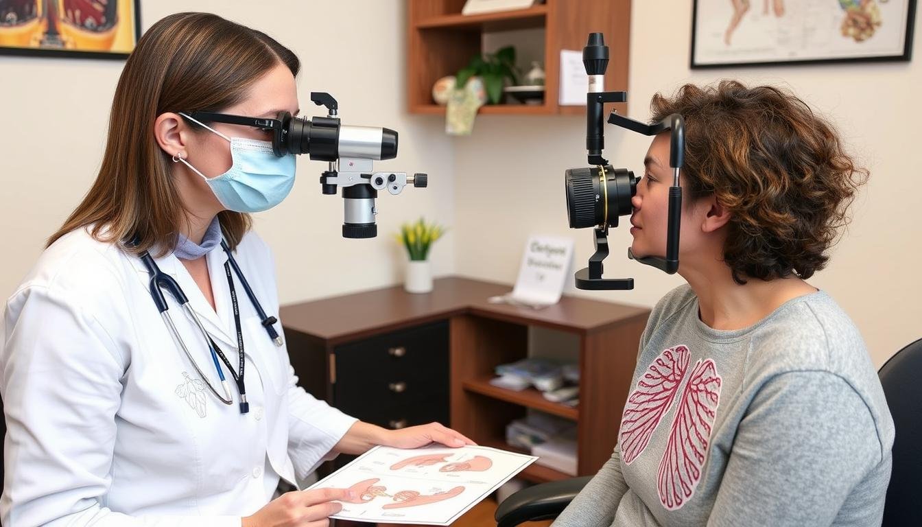 Sesión práctica de iridología enfocada en el sistema respiratorio