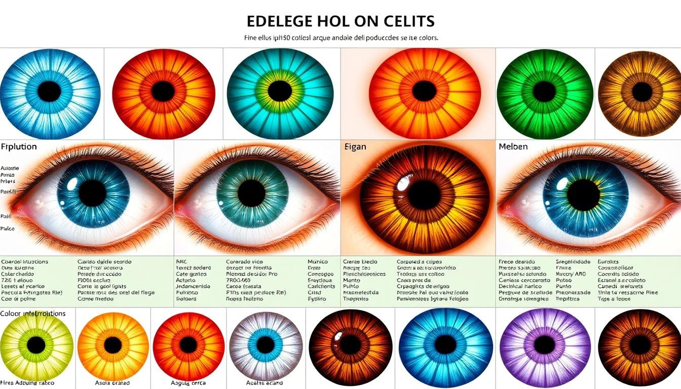 Significado de los diferentes colores en el iris según la iridología