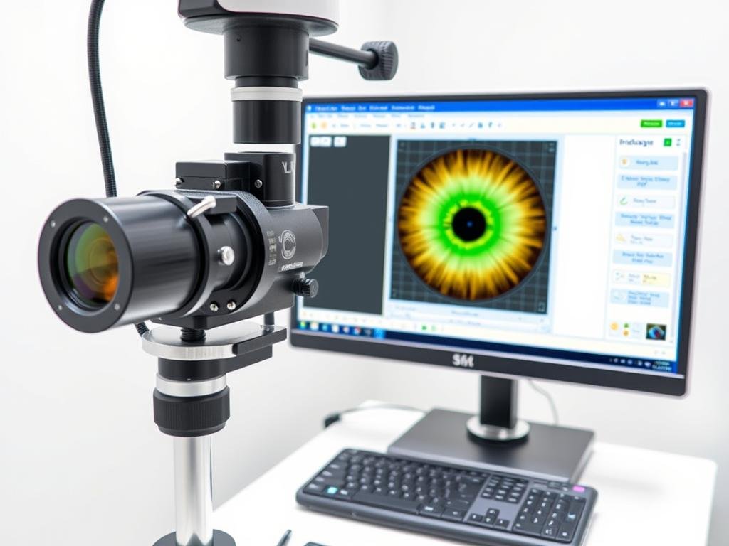 Sistema de análisis de iris LYMGG con cámara HD