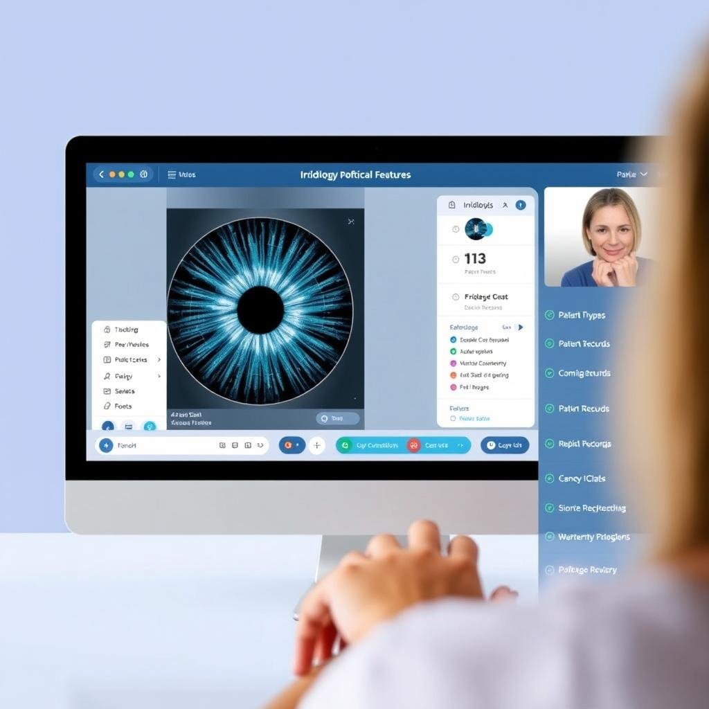 Software de iridología con funciones de telemedicina integradas