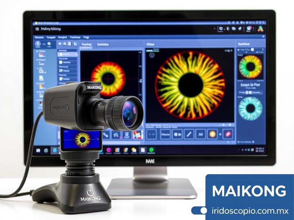 Cámara de Iridología MAIKONG con software especializado