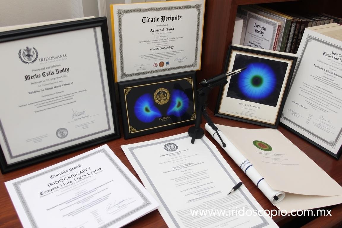 Certificaciones profesionales en iridología reconocidas en México