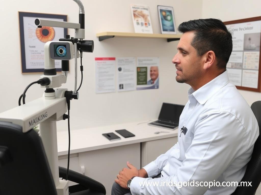 Consulta de iridología para evaluación de salud prostática Consulta de iridología para evaluación de salud prostática