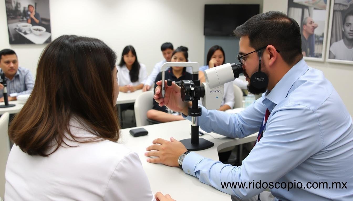 Formación profesional en iridología con equipos MAIKONG