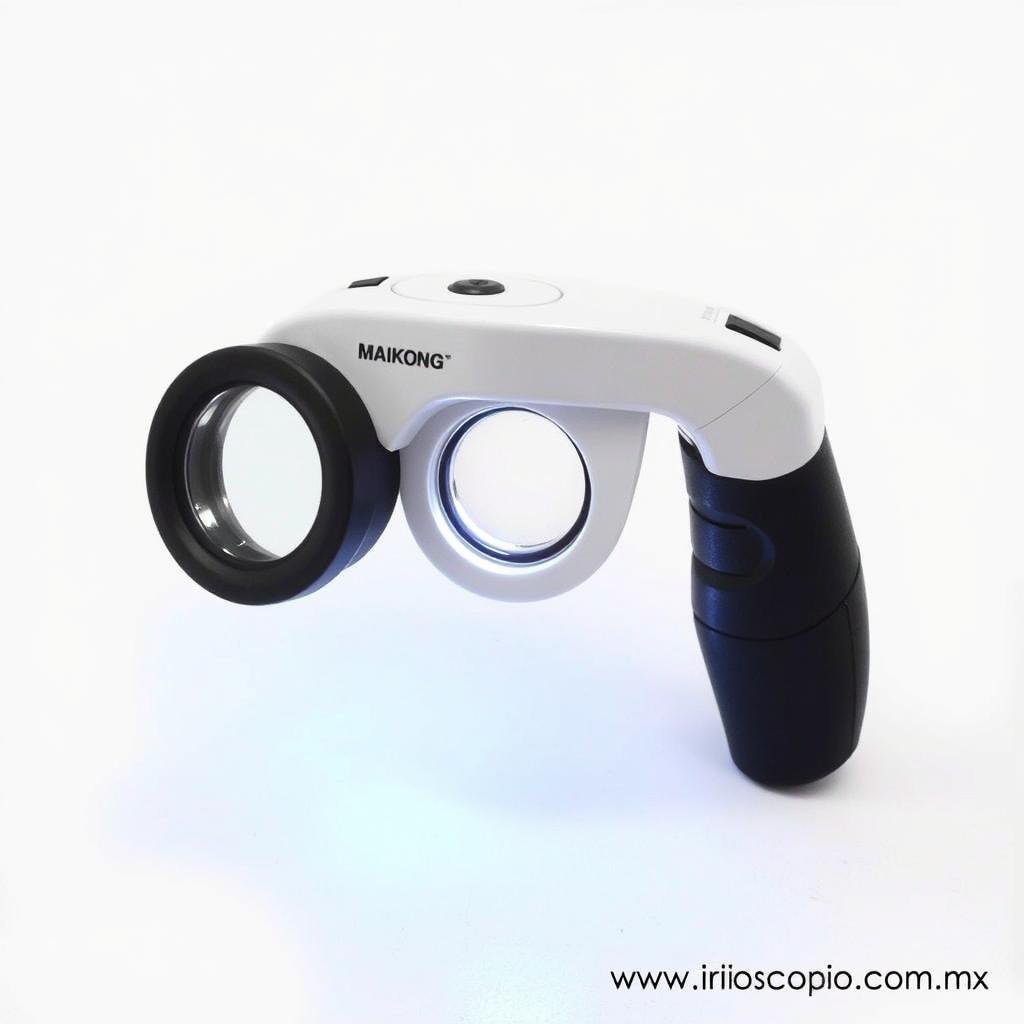 Lupa de Iridología MAIKONG con iluminación LED para examen preciso