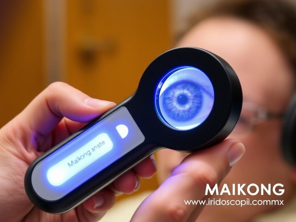 Lupa de Iridología MAIKONG para exámenes preliminares