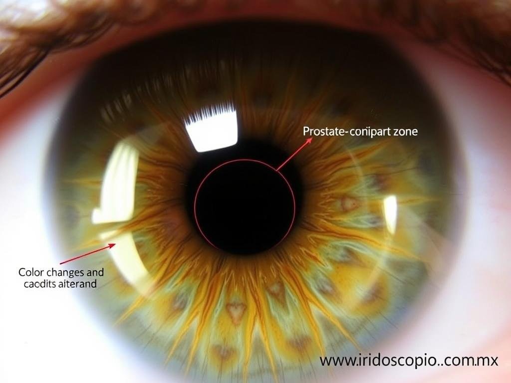 Signos iridológicos específicos de problemas prostáticos Signos iridológicos específicos de problemas prostáticos