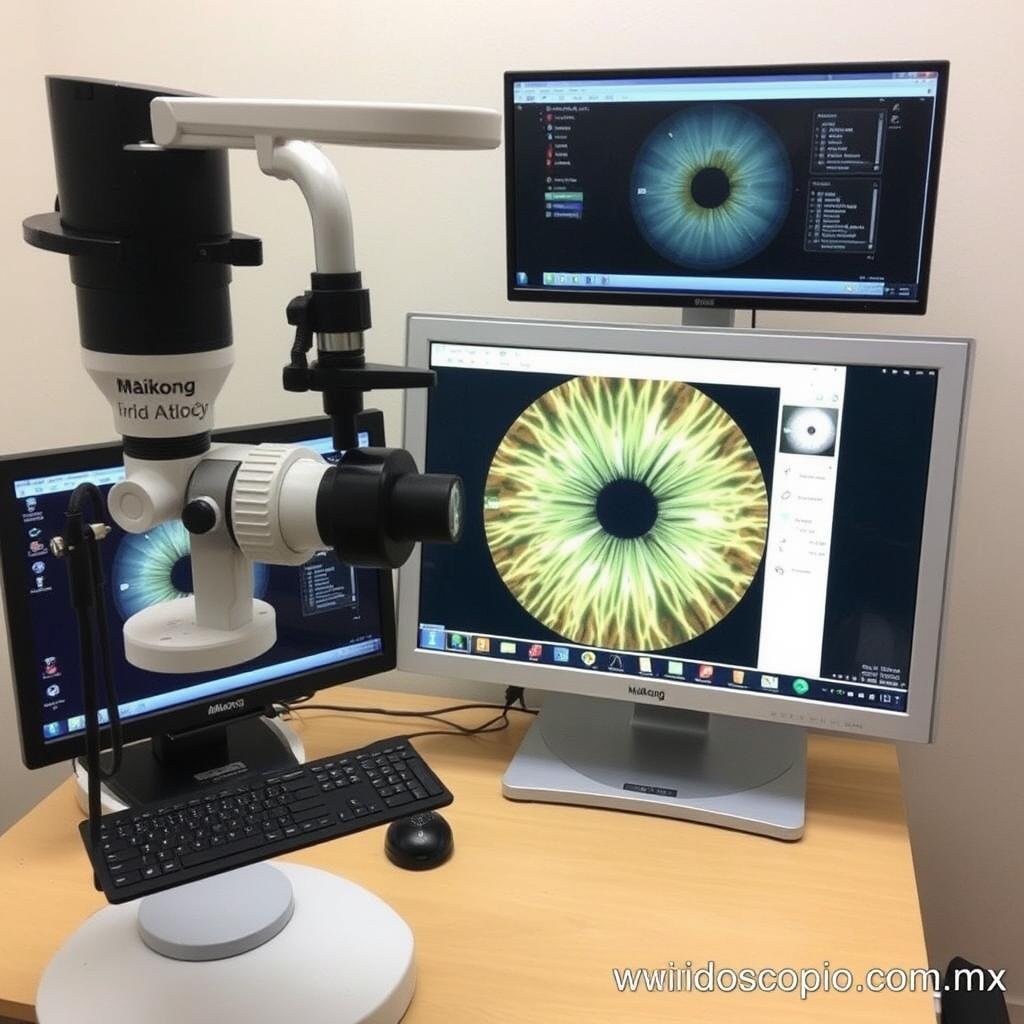 Sistema completo de iridología MAIKONG con software de análisis