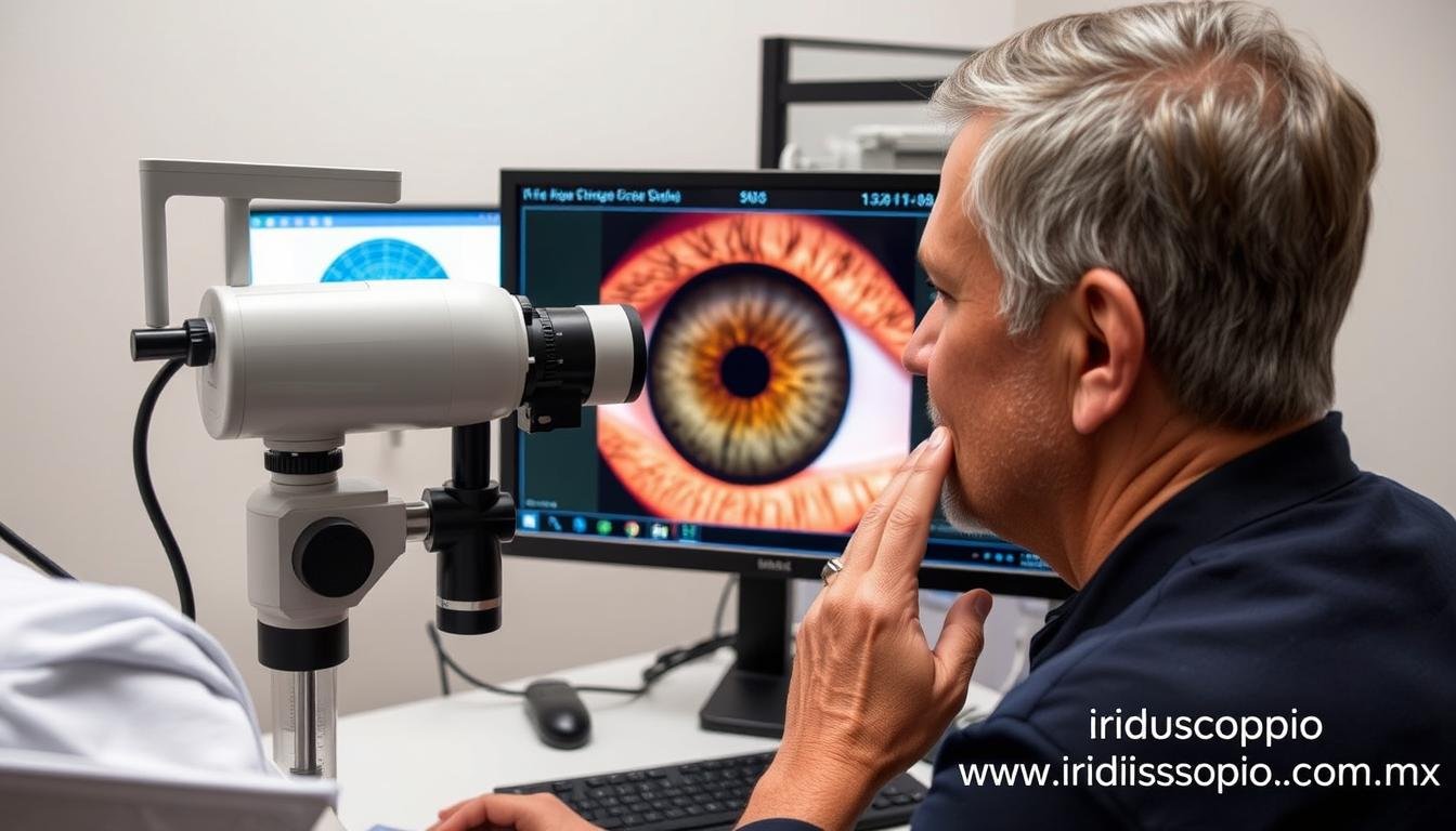 Análisis clínico del Arco Senil en Iridología con equipo MAIKONG Análisis clínico del Arco Senil en Iridología con equipo MAIKONG