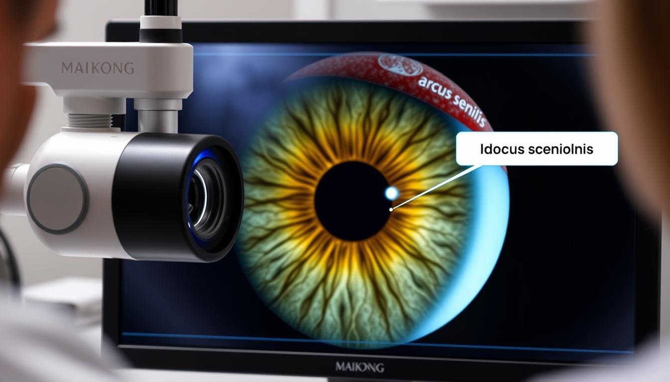 Análisis iridológico del Arco Senil utilizando equipo MAIKONG Análisis iridológico del Arco Senil utilizando equipo MAIKONG