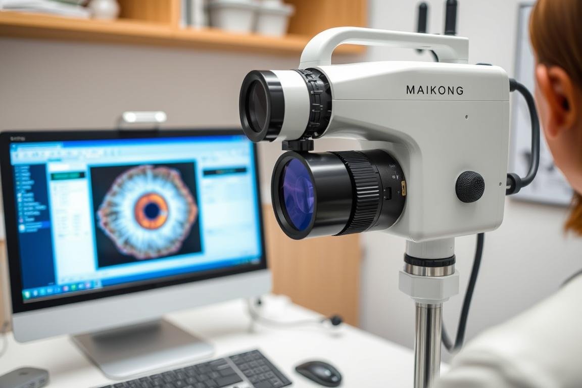 Cámara de Iridología MAIKONG con conexión a software especializado