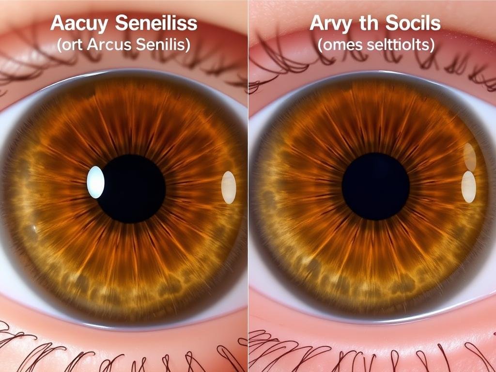Comparación de iris con y sin Arco Senil para diagnóstico iridológico Comparación de iris con y sin Arco Senil para diagnóstico iridológico