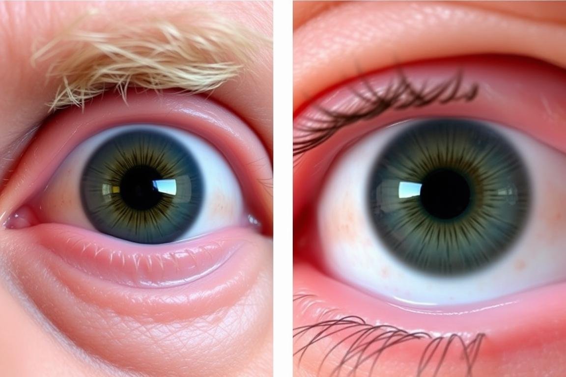 Comparación entre Arco Senil normal relacionado con la edad y arco juvenil asociado a colesterol alto Comparación entre Arco Senil normal relacionado con la edad y arco juvenil asociado a colesterol alto