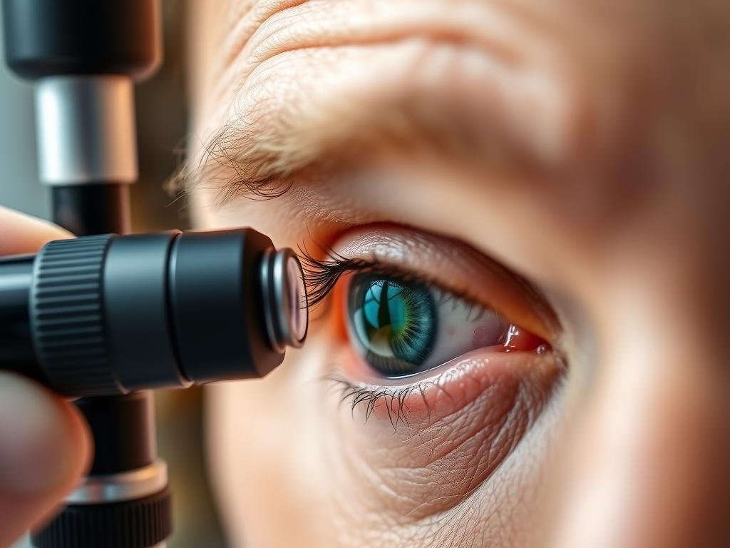 Diagnóstico de Arco Senil utilizando Lupa de Iridología MAIKONG Diagnóstico de Arco Senil utilizando Lupa de Iridología MAIKONG