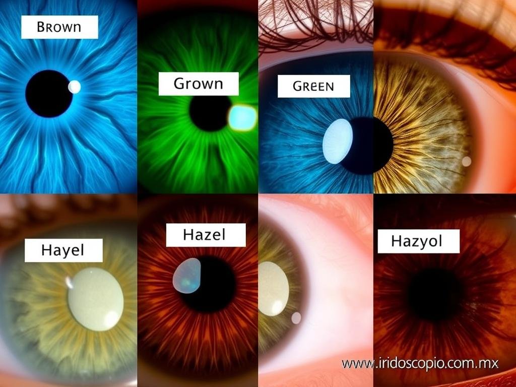 Diferentes colores de iris y su significado en iridología Diferentes colores de iris y su significado en iridología