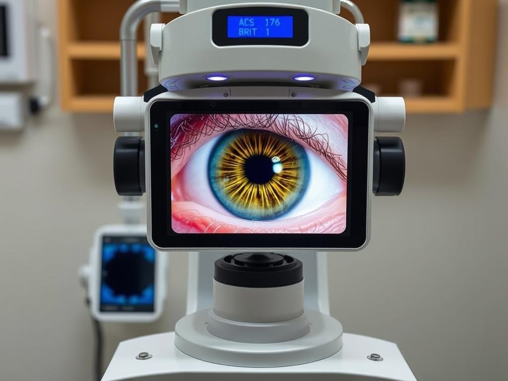 Equipo avanzado de iridoscopio para análisis del Arco Senil Equipo avanzado de iridoscopio para análisis del Arco Senil