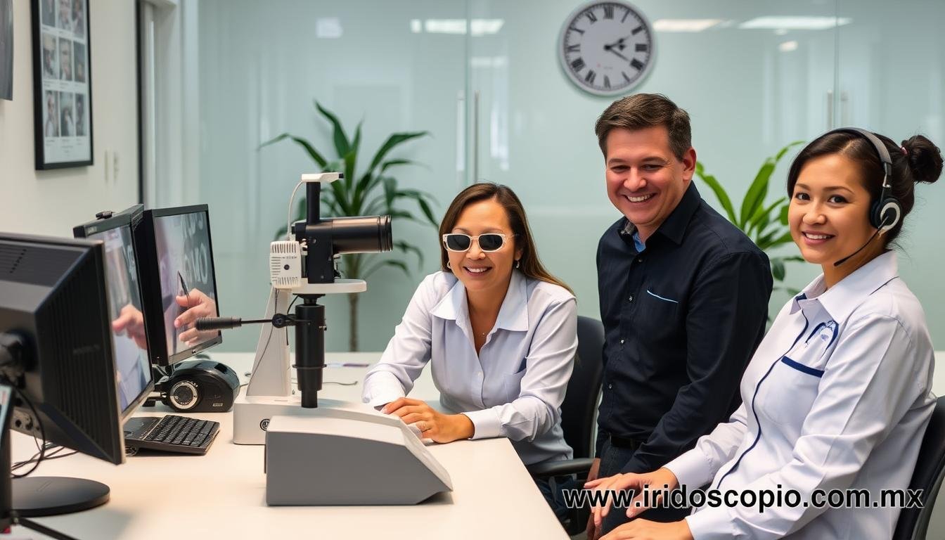 Equipo de soporte técnico MAIKONG para equipos de anillos iridologia