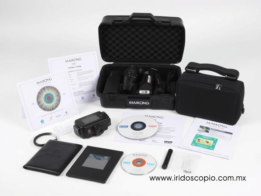 Kit completo de iridología MAIKONG para análisis de anillos iridologia Kit completo de iridología MAIKONG para análisis de anillos iridologia