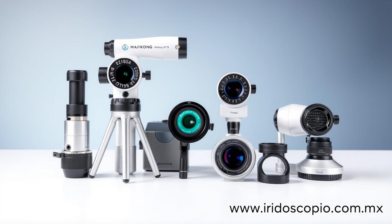 Línea completa de equipos MAIKONG para iridología profesional