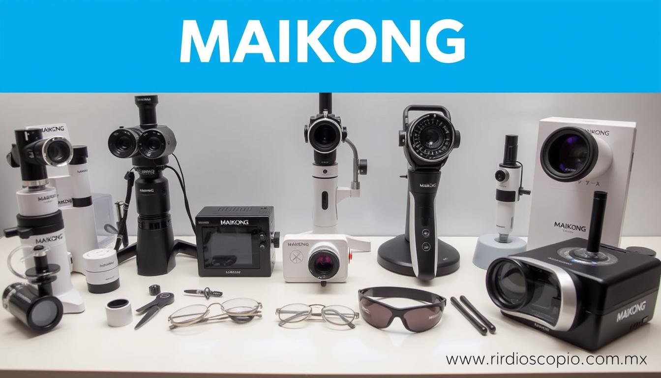 Línea completa de productos MAIKONG para iridología profesional