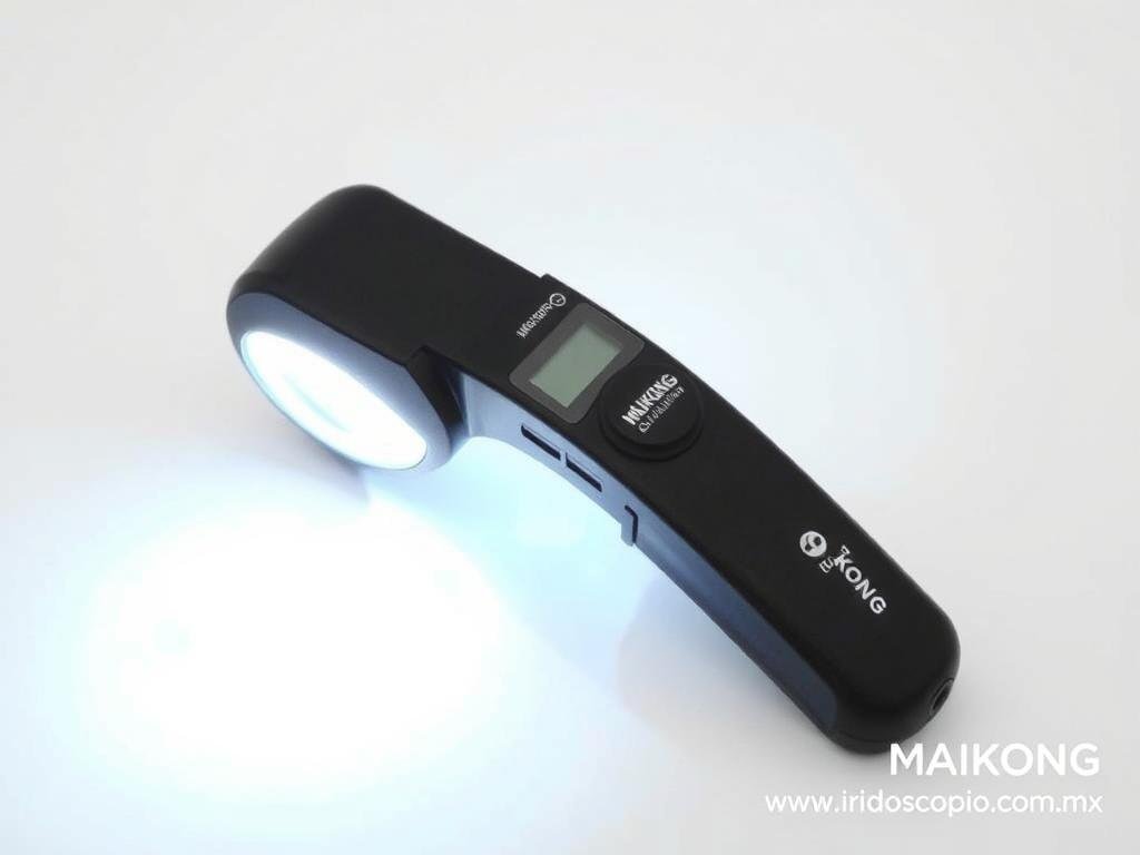 Lupa de Iridología MAIKONG con iluminación LED