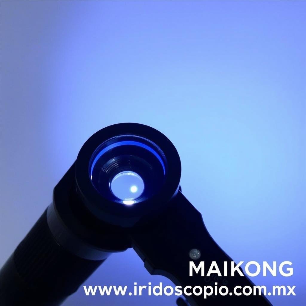 Lupa de Iridología MAIKONG con iluminación LED
