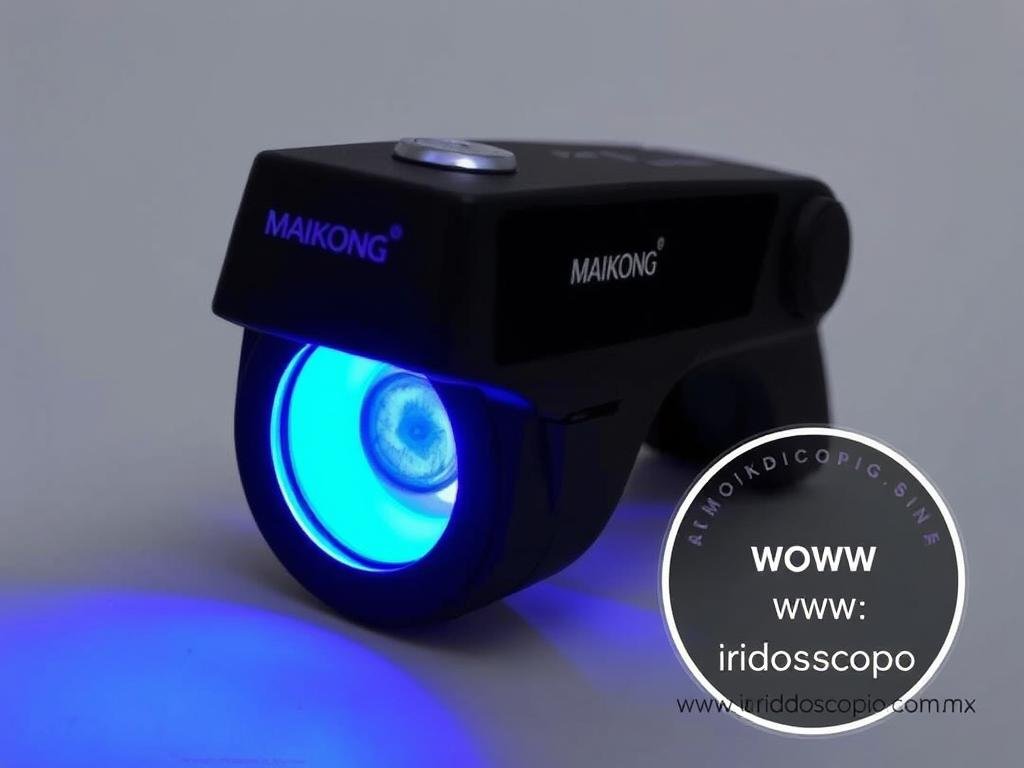 Lupa de Iridología MAIKONG con sistema de iluminación especializada Lupa de Iridología MAIKONG con sistema de iluminación especializada